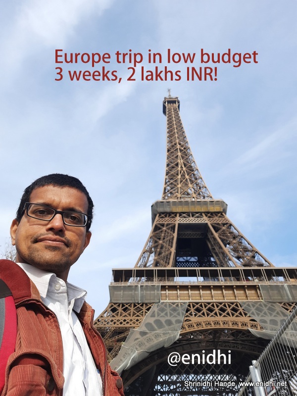 europe trip from india budget